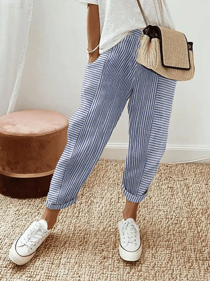 Pantalon Rayé