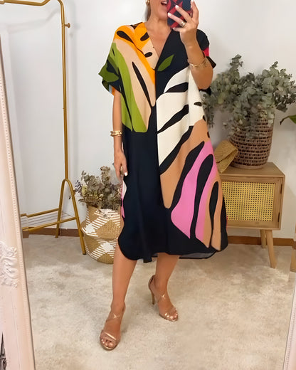 Robe feuillage