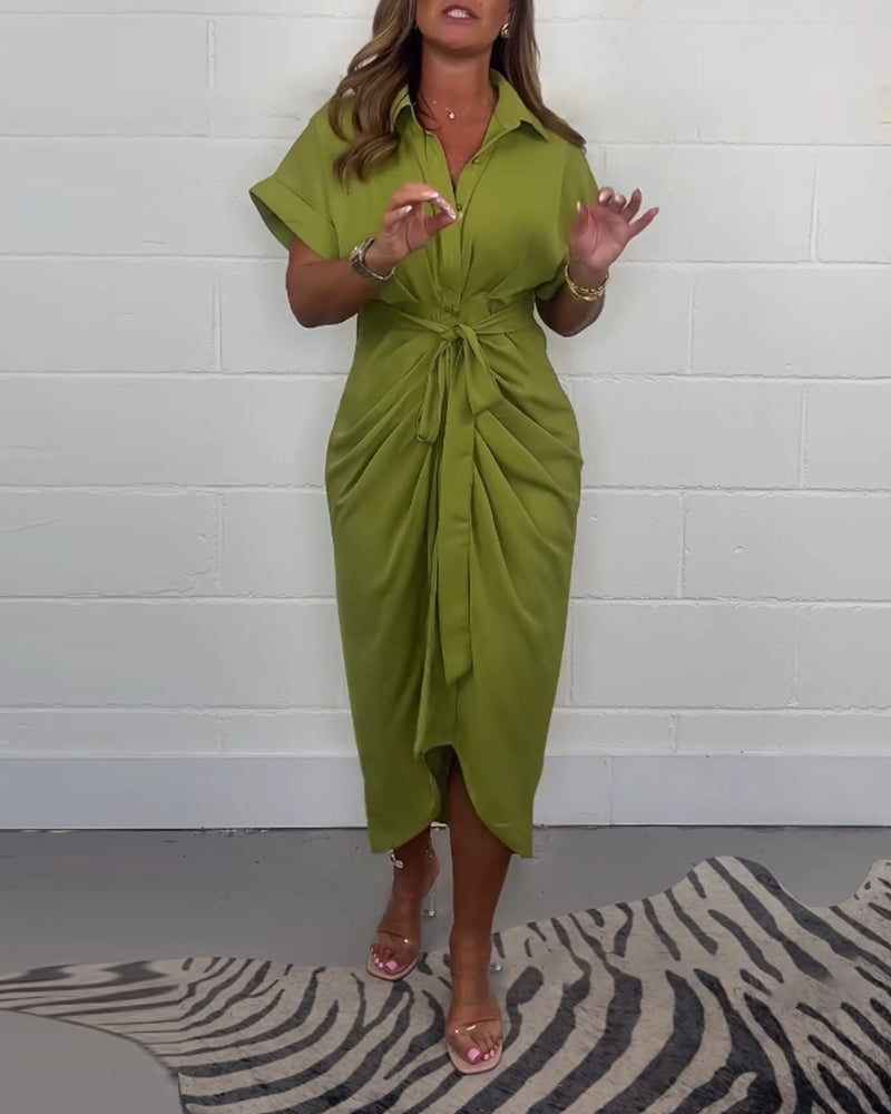 Robe Plissée Élégante