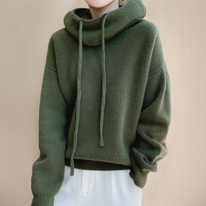 Pull d'Automne Doux avec Capuche