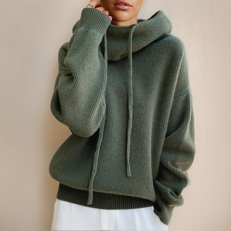 Pull d'Automne Doux avec Capuche