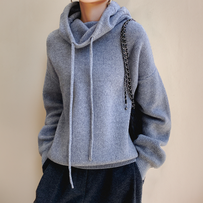 Pull d'Automne Doux avec Capuche