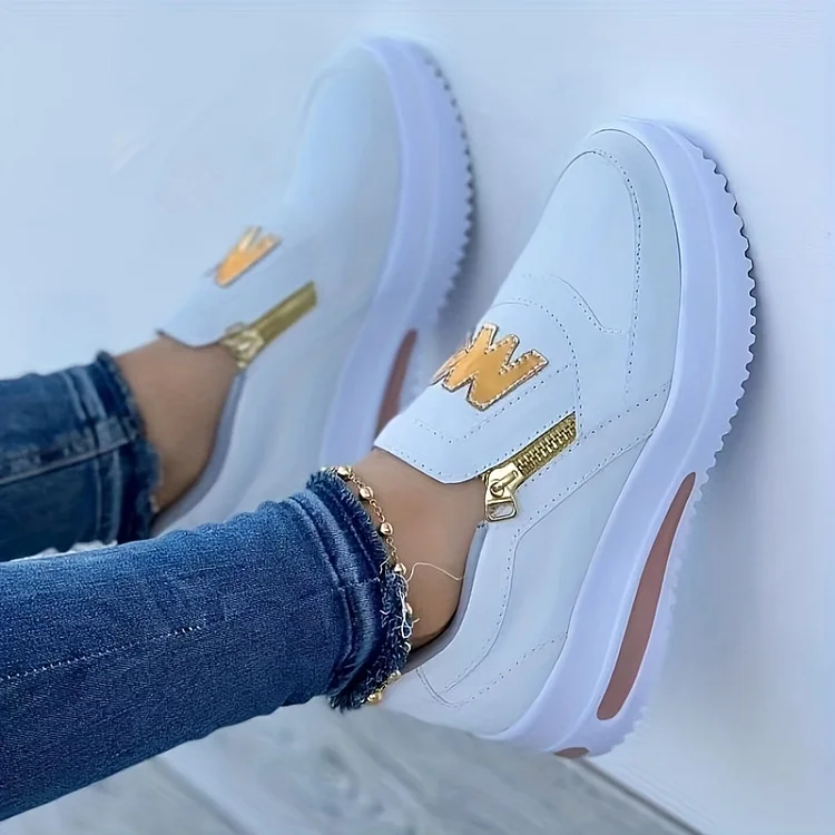 Chaussures orthopédiques avec fermeture éclair