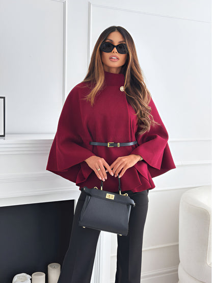 Manteau Chique à Ceinture