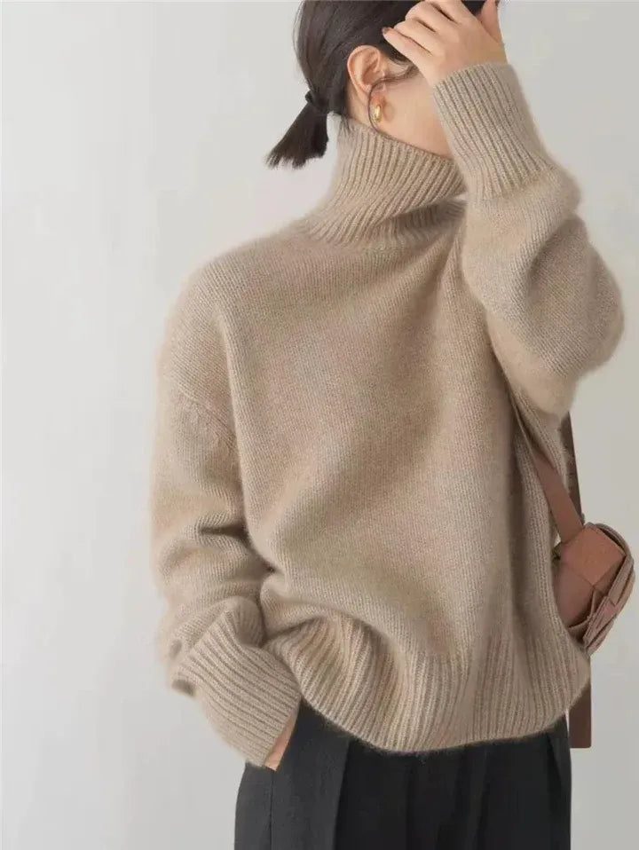 Pull Col Roulé Chaleureux d'Automne