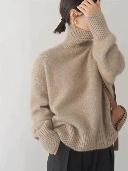 Pull Col Roulé Chaleureux d'Automne