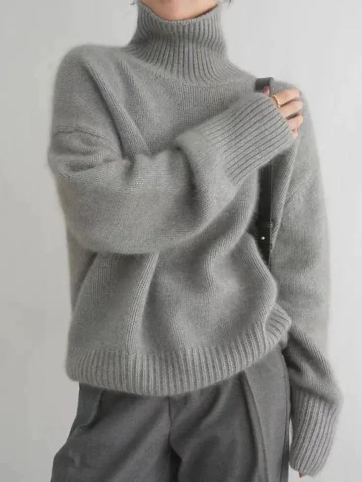 Pull Col Roulé Chaleureux d'Automne