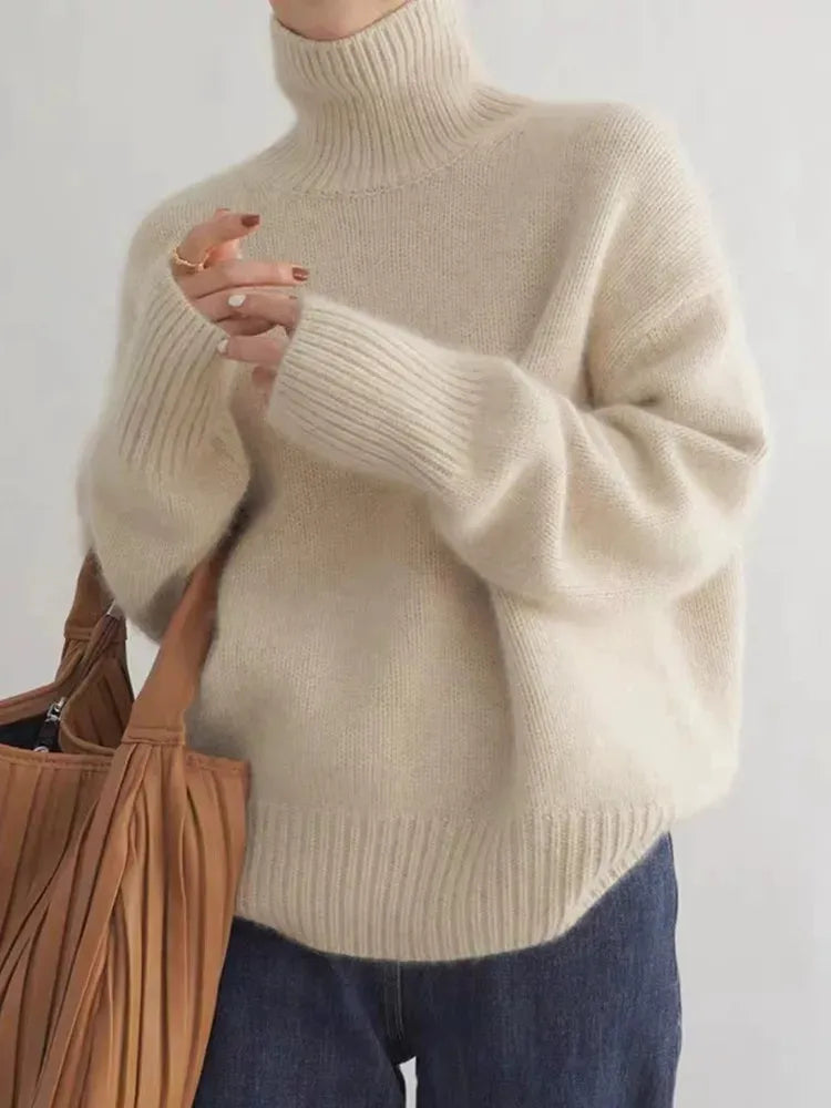 Pull Col Roulé Chaleureux d'Automne
