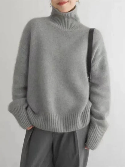 Pull Col Roulé Chaleureux d'Automne