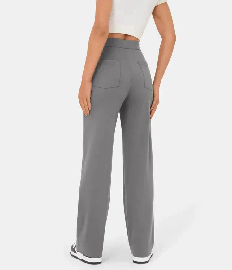Pantalon Élastique Taille Haute