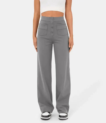 Pantalon Élastique Taille Haute