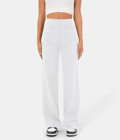 Pantalon Élastique Taille Haute