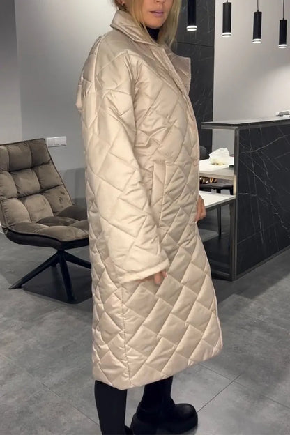 Veste Matelassée Réversible avec Doublure Imprimée Léopard