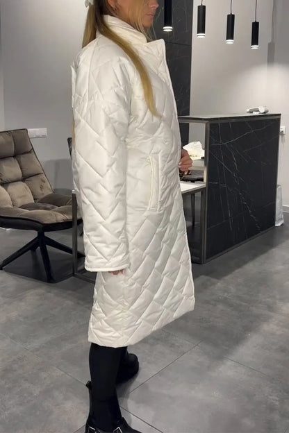 Veste Matelassée Réversible avec Doublure Imprimée Léopard