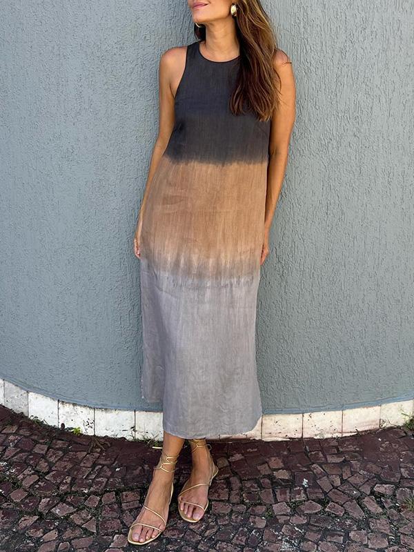 Robe Élégante avec Imprimé Naturel