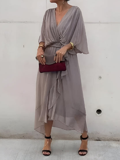 Robe à décolleté en V