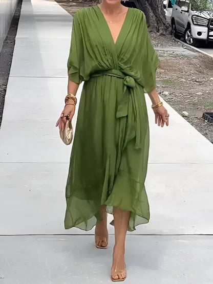 Robe à décolleté en V