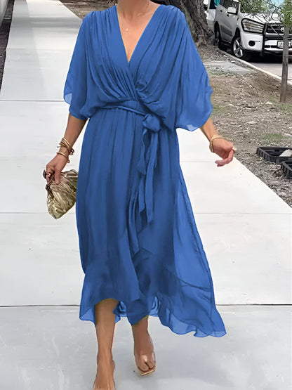 Robe à décolleté en V