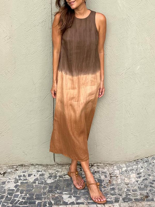 Robe Élégante avec Imprimé Naturel