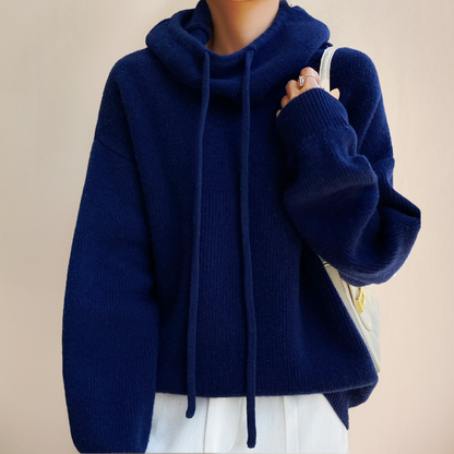 Pull d'Automne Doux avec Capuche