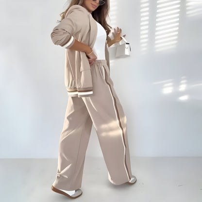 Ensemble rayé chic