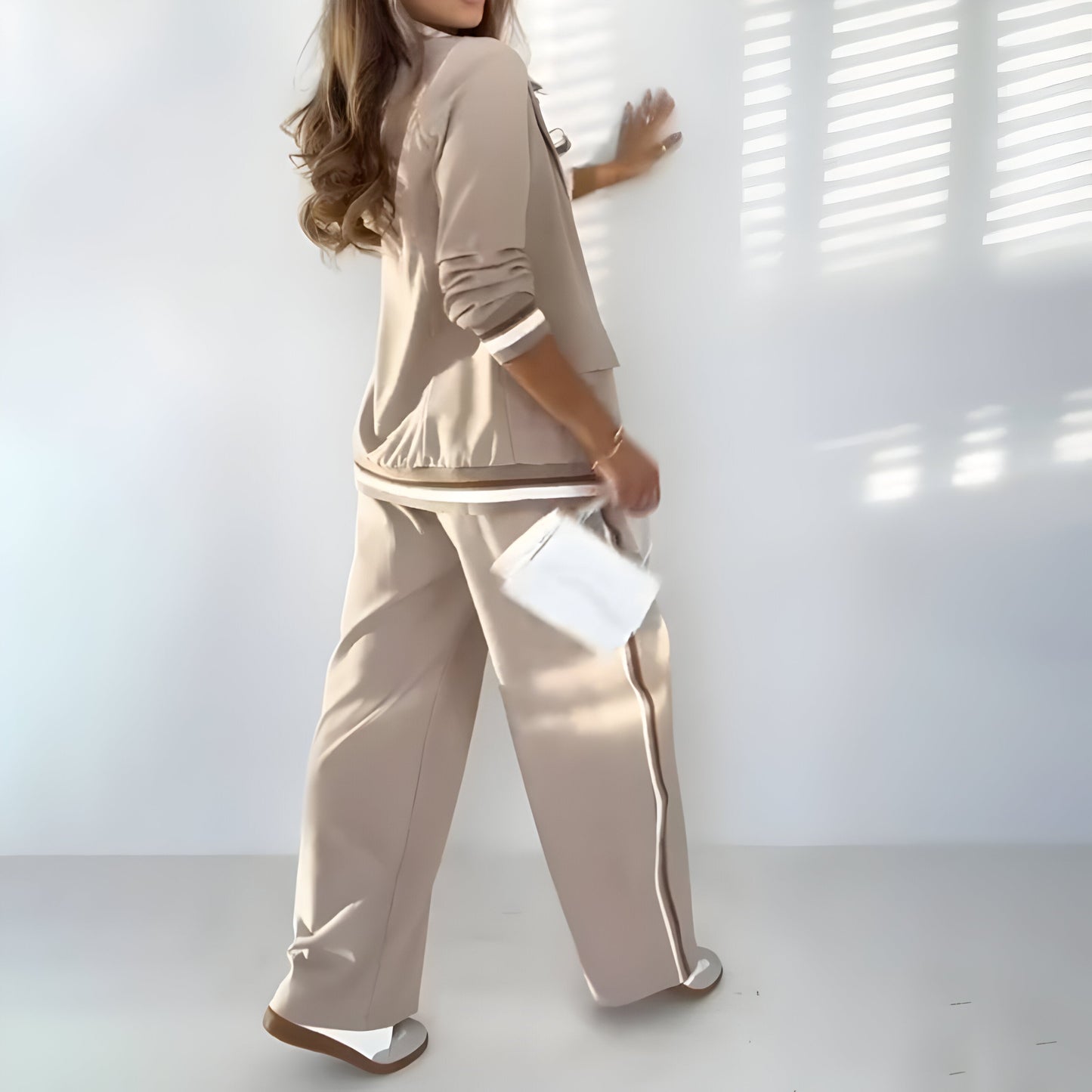 Ensemble rayé chic